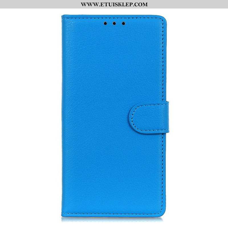 Etui Folio do Honor Magic 4 Lite 5G Tradycyjnie Liczi